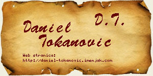 Daniel Tokanović vizit kartica